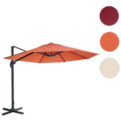Ombrellone Parasole Hwc-a96 Rotondo 3m Arancio Girevole Senza Base en oferta