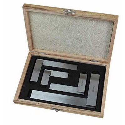 Faithfull - Set di squadre per ingegneri, 4 pezzi, 5, 8, 10, 15 cm