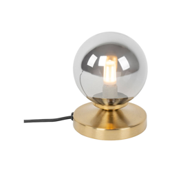 QAZQA Lampada da tavolo athens - rustico - Vetro,Acciaio - Oro/Ottone - Sfera Max. 1 x Watt características