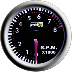 Contagiri per motore a benzina 660264 Strumento da incasso Campo di Misura 0 - 8000 giri/min NightFlight Rosso, - Raid Hp precio