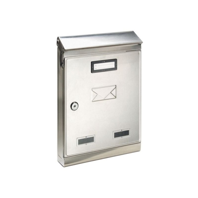 Cassette per Lettere Inox Lettera-Big Italia 22x7,5x32H