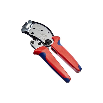 KNIPEX Twistor16 Pinza per terminali a bussola, con regolazione automatica con testa di crimpaggio girevole (260 mm) 97 53 18 SB (confezione
