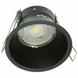 KINGDOM GU10 Supporto a soffitto Faretto Nero Fisso Bassa Luminanza Diam 82 precio