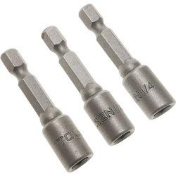 Tolsen - Esagono incassato giradadi grigio setter 3 pezzi di 1/4' mm x 48 mm x 1/4 hex di Tolsen en oferta