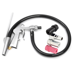 Asupermall - Pistola sabbiante pneumatica con ugello grande + connettore rapido filo interno testa piccola + tubo aspirazione sabbia + ugello características