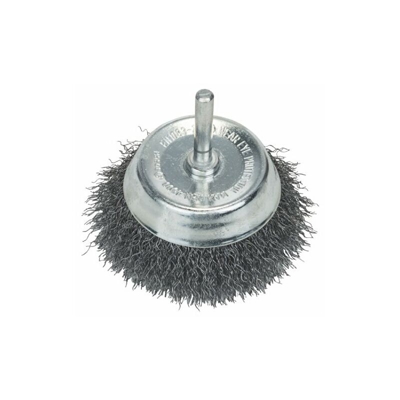 Bosch 1609200271 - Spazzola a tazza, diametro 70 mm, inserto 6 mm, filo ondulato in acciaio 0,2 mm