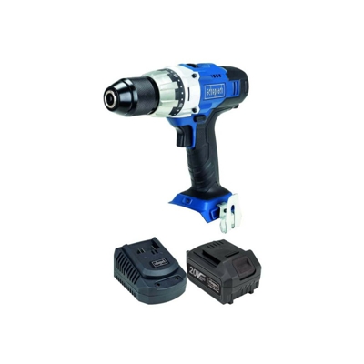 Confezione SCHEPPACH Trapano e cacciavite senza filo 20V CDD45-20ProS - 1 batteria 4.0Ah - 1 caricatore rapido