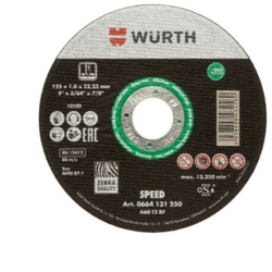 Dischi da Taglio 115X1,6 Disco Mola Veloce per Inox 1pz 0664131151 Wurth en oferta
