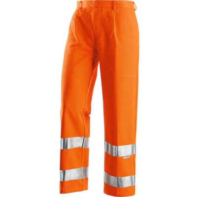 Gruppo P&p Loyal - Pantalone alta visibilità felpato 60 % cotone e 40% poliestere con bande rifrangenti -XXL