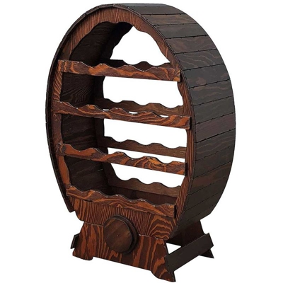 Cantinetta mobiletto in legno portabottigllie 15 posti