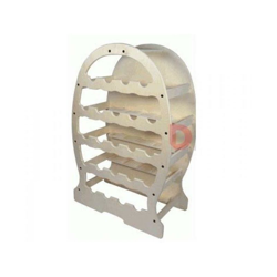 Cantinetta cantinette vino botte in legno chiaro porta bottiglie 23post 49x27x76 características
