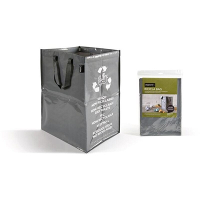 Contenitore Ricicla 30x38x55cm 1 Pezzo Secco Cenere - Perfetto