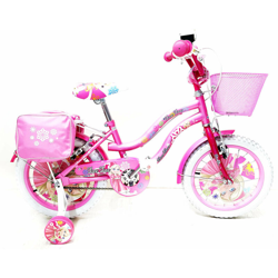 Bicicletta Per Bambina 16' 2 Freni Reset Princess Rosa precio