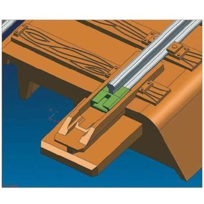 61192 H0 Roco geoLINE (con massicciata) Parti di collegamento, isolato