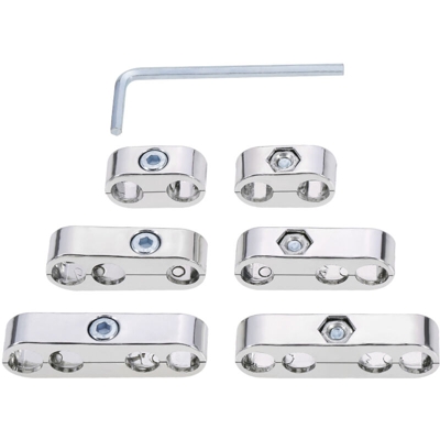 7MM 8MM Universal Spark Plug Wire Splitter Argento SI-A0730