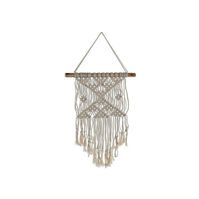 Decorazione pensile Cotone Rattan (35 x 1 x 65 cm) - Dekodonia