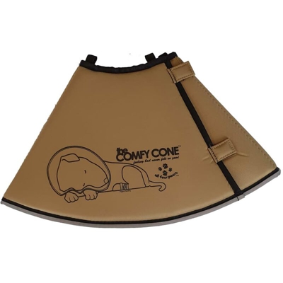 All Four Paws Collare Medico per Cani Comfy Cone Taglia S 14 cm Tanno - Beige