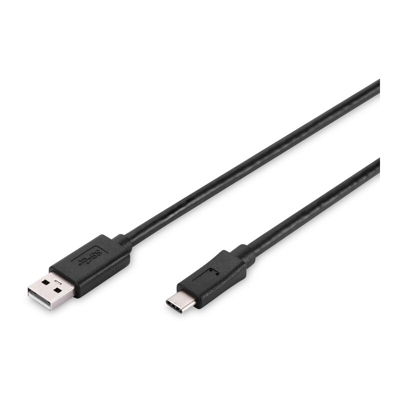 ASSMANN Electronic AK-300136-018-S cavo USB 1,8 m 2.0 USB C USB A Nero