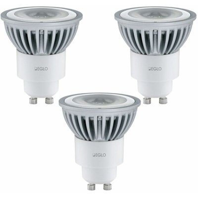 3 lampadine Pacchetto 3W GU10 LED 4200K bianco neutro EEK A 115lm 12446