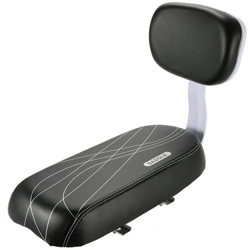 Sedile posteriore per bicicletta Sedile imbottito in pelle PU con schienale precio