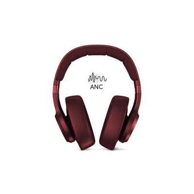 Fresh 'n Rebel Clam ANC Cuffia Padiglione auricolare Connettore 3.5 mm Micro-USB Bluetooth Rosso