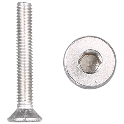 10 pz 304 in acciaio inox a testa svasata esagono incassato DIN7991 vite a testa piatta vite a esagono incassato M-3 * 20