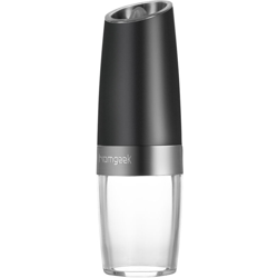 Macchina per pepe elettrica a induzione a gravita macina pepe, pepe nero, bottiglia di condimento appena macinato, spedito senza batteria - Homgeek características