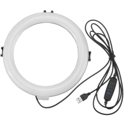 Anello di supporto per flash live da tavolo con luce di riempimento a LED circolare per fotografia (lampada per treppiede F 8in 77in) características