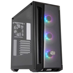 Case MasterBox MB520 ARGB Middle Tower ATX / EATX / Micro-ATX / Mini-ITX / SSI CEB 2 Porte USB 3.0 Colore Nero (Finestrato) en oferta