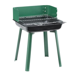 11525 Grill A legna Nero, Verde barbecue e bistecchiera características