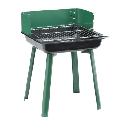 11525 Grill A legna Nero, Verde barbecue e bistecchiera