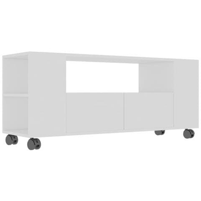 Mobile Porta Tv Bianco 120x35x43 Cm In Truciolato