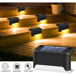 Luce solare per scale luce per gradini impermeabile per esterni LED luce per gradini decorazione per giardino paesaggio ringhiera leggera marrone características