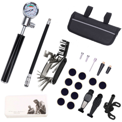 Asupermall - Kit di riparazione pneumatici per set di attrezzi per airbag per bicicletta características