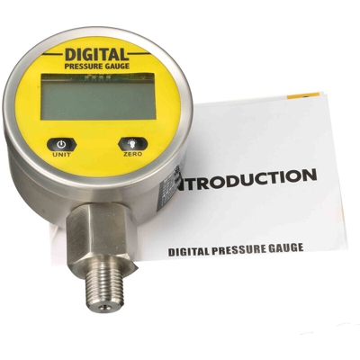 Manometro digitale per olio idraulico 250BAR / 25Mpa / 3600PSI BSP1 / 4 pollici