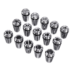 15pcs ER11 Set di pinze a molla per mandrino di fresatura per macchina per incisione CNC e utensile per tornio características