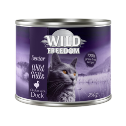 Wild Freedom Senior Wild Hills Anatra & Pollo - Set %: 12 x 200 g características