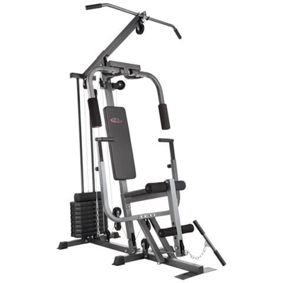 Stazione Per Body Building Home Gym Con Modulo Per Distensioni Su Panca - Nero