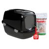 Set PeeWee EcoDome Toilette + Lettiera + Paletta - Nero