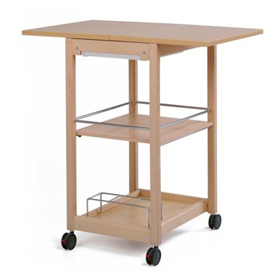 Carrello Porta Accessori - Modello Servi -Tu Wengè