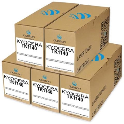 5x Tk1140, Tk-1140 Toner Negro Compatible Con Kyocera Fs1035mfp Fs1135mfp M2535dn