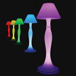 Lampada da terra in resina Eva 180 cm Led RGB características