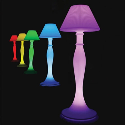 Lampada da terra in resina Eva 180 cm Led RGB