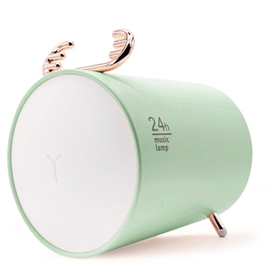 Chiedi a cervo luce musicale USB wireless TWS altoparlante bluetooth ricaricabile luce notturna a led verde notte scuro