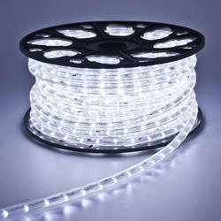 Tubo luminoso a led 13 mm professionale 45 mt luce fredda da esterno decorazione natalizia en oferta
