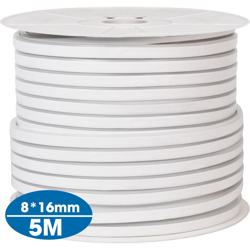 Drillpro - 220V RGB LED Strip Neon Flex Rope Light Striscia LED impermeabile 5050 LED Neon Flex Tube IP65 Lampada a corda impermeabile (5M 8x16mm) precio