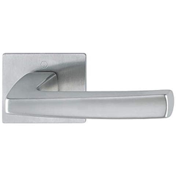 Coppia Di Maniglie Per Porta Acapulco M1558 / 847n Ms F42 / F69 Con Rosetta Dal Maniglia Vk 8 Millimetri Hoppe precio