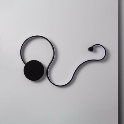 Applique LED Snake 30W Nero