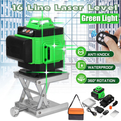 Drillpro - 360 ° Croce 16 linee Livello laser Autolivellante Fascio di luce verde per appendere la decorazione della parete Piastrelle per pareti per en oferta