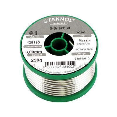 Filler Filo 97 Modello: Coil 250 G, Diametro 3,0 Millimetri - Stannol